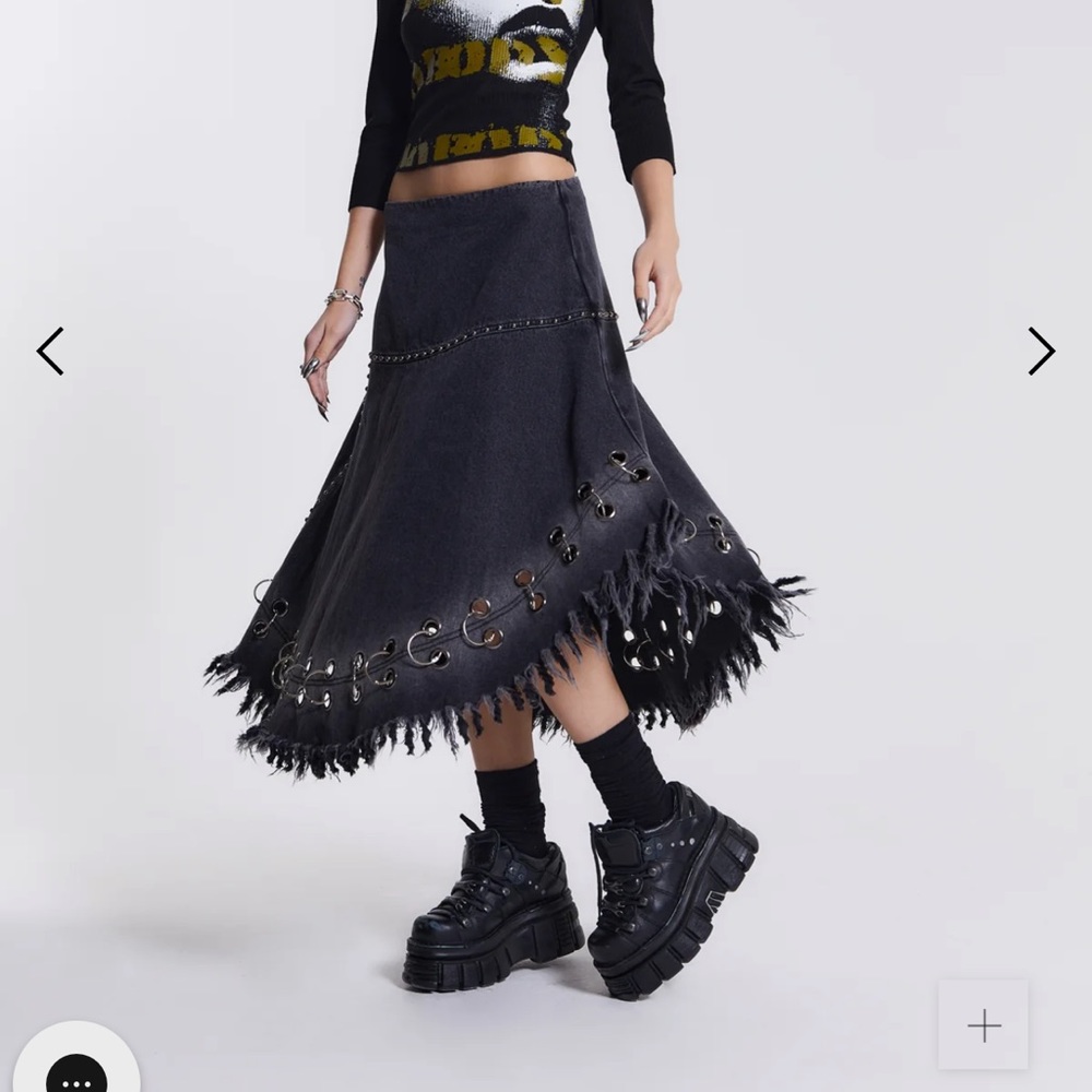 NWT Jaded London Eyelet Skirt
